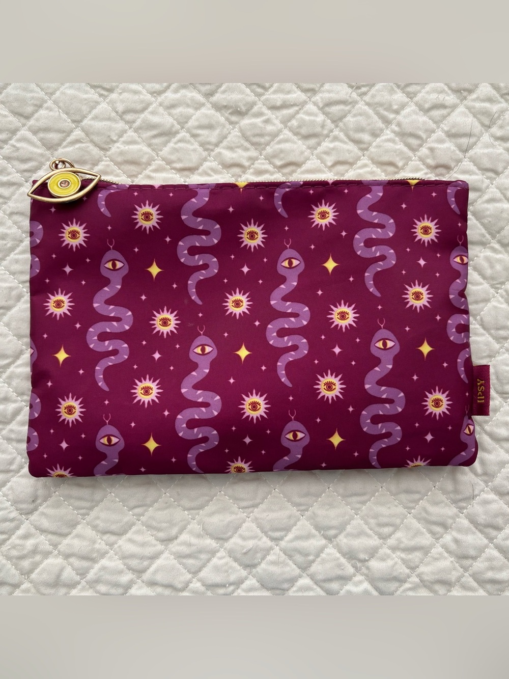 ❤️ Ipsy snake & eyes cosmetic bag